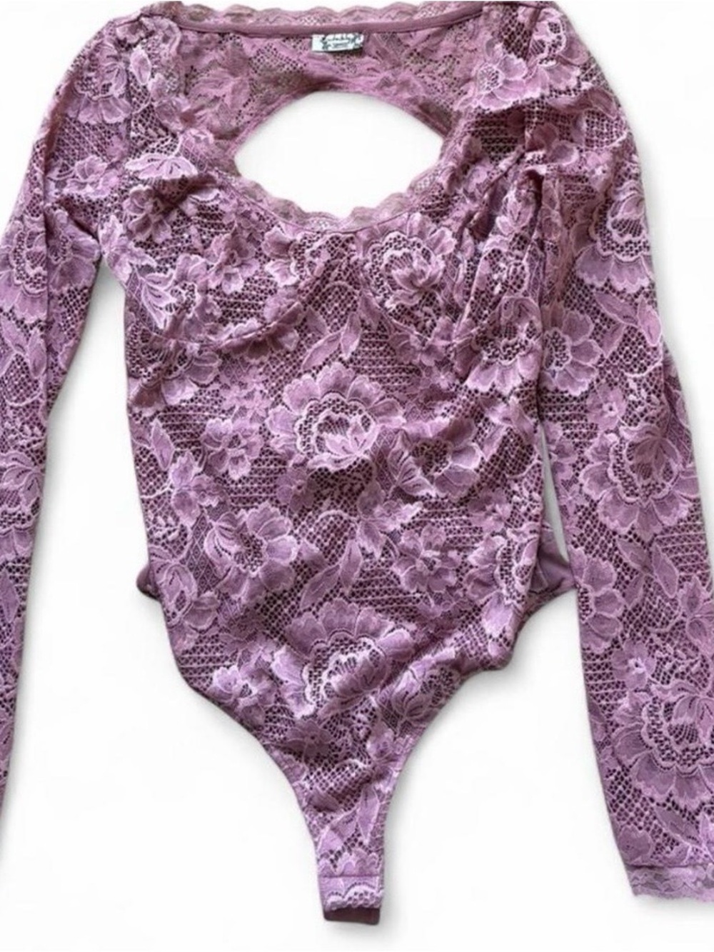 NWOT Free people intimately bodysuit lace with cut out sz small